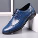 Euro Step 2025 Spring New Large Size British Office Brogue Carved Business Formal Men's Leather Shoes_vogvips.com