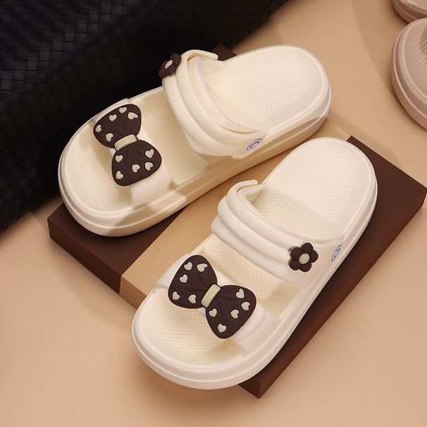 Wholesale Women's Summer Outdoor Slippers New Beach Thick Sole Cushioned Non-Slip Two-Way Fashion Flat Sandals_vogvips.com
