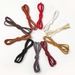 Shoe Accessories round thin wax rope waterproof cotton shoelaces suitable for business leather shoes Oxford shoes Derby shoes high top Martin boots_vogvips.com