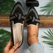 Breathable Slip-On Women's Flats With Bowknot Detail – Pointed Toe, Wide Fit, Lightweight Knit Fabric For Casual Comfort_vogvips.com