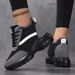 Women's Cotton Shoes With Plush Insulation, Air Cushion, Sloping Heel, Thick Soled Casual Shoes_vogvips.com