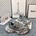 European Lace-Up Color-Block Runway Dad Shoes For Women 2025 Autumn Retro Distressed Thick-Soled Height-Increasing_vogvips.com