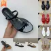 Designer Slippers Tribute Rubber Slides Leather Flat Heels Claquette For Female Womens Summer Outdoor Shoes Fashion_vogvips.com