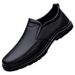 Hand-stitched Casual Loafer Leather Shoes Warm Men's Shoes Dad Shoes Men's_vogvips.com