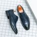 Euro Step 2025 Low-top Spring And Autumn Large Size 48 Men's Leather Brogue Carved Weave Business Formal Groom Wedding Shoes_vogvips.com