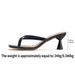 New Plus Size Women's T-Shirt Stilettos Heels Comfortable Lightweight High-End Flip Flops Elegant And Stylish Footwear_vogvips.com