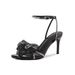Women's Shoes One Strap Sandals For Women New Summer Rhinestone Bow High Heels Stiletto_vogvips.com