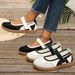 Fashionable Best Selling New Soft Soled Women's Spring Autumn Elegant Round Sexy Head Running Sports And Leisure Shoes_vogvips.com