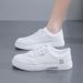 2026 Popular Spring Breathable Lightweight Shoes, Non-slip And Wear-resistant Flat Sneakers, Casual Versatile White For_vogvips.com