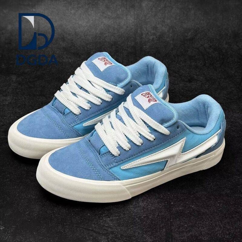 35-43 Large Size American Style Ins Trendy Embroidered Street Shoes For Men And Women, New Versatile Chunky Sneakers,_vogvips.com