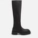 Walking In The World Grass Planting Machine Green Black Over-the-Knee Thick-Soled Slimming High Tube Knight Boots For_vogvips.com