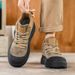 2025 New Shoes Autumn Mid-Top Sports Work Sneakers Men's Trendy Thick-Soled Casual Martin Boots_vogvips.com