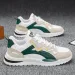 Mens Retro Color Block Casual Sneakers Breathable Comfortable Non Slip Thick Sole Walking Shoes For Daily Streetwear And_vogvips.com