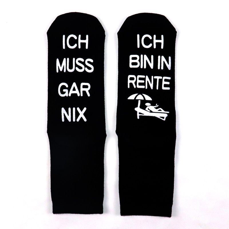 Cotton creative mid-tube socks rest series casual floor socks_vogvips.com