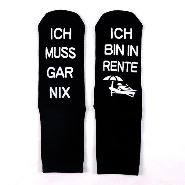 Cotton creative mid-tube socks rest series casual floor socks_vogvips.com