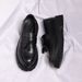 New Cross-border Casual Fashion Low-top Thick-soled Height-increasing Leather Shoes, Korean Style, Color-blocking,_vogvips.com