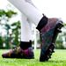 New football shoes High top camouflage broken nails children's professional training shoes_vogvips.com