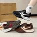 New Velvet Ins Korean Edition Forrest Gump For Women Autumn And Winter Trendy Student Running Sports Thick Soled_vogvips.com