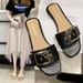 2021 Summer New Korean Style Casual Flat Sandals For Women With Square Buckle, Beach Slippers Trend_vogvips.com