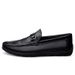Embossed Crocodile Leather Loafers Soft-soled Casual Men's Leather Shoes Driving Men's Shoes_vogvips.com
