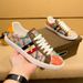 Luxury Trendy Brand Little Bee Fashion Casual White Shoes For Men, Lshoeshtweshoesht, Comfortable, Soft-Soled, Versatile, With_vogvips.com