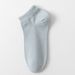 Women's Socks Summer Thin Short Socks Solid Color Draw Breathable Antibacterial Sweat Absorbent Summer Simple All Match Women's Short Socks_vogvips.com