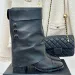 New Chunky Heel Pant Designer Ankle Long Boot Autumn And Winter Martin Women Fashion Western Knight Round Toe Slip On_vogvips.com
