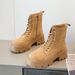 Martin For Women 2025 Autumn Winter New Thick-Soled Genuine Leather Short British Style Suede Fashion Versatile_vogvips.com