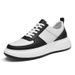 Thick-soled Heightening Board Shoes Men's Invisible Inner Heightening Shoes Cowhide Hollow Breathable Casual Sports Shoes_vogvips.com