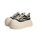 Chunky-Soled Sneakers Women's 2025 Fall/Winter New Fashionable Casual Canvas Shoes_vogvips.com