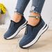 Women's Casual Plus Size Slip-On Running Shoes Comfortable Outdoor Sports Spring New Style_vogvips.com