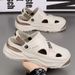 Men’s Shoes Men's Sandals Men's Thick Bottom Non Slip Dual Purpose Sandals For Outdoor Wear Nanmo Outdoor Large Size Daddy Hole Shoes_vogvips.com