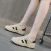 Women Shell Head Genuine Leather Wear-resistant High Height Small White Comfortable Casual Breathable Board Shoes_vogvips.com