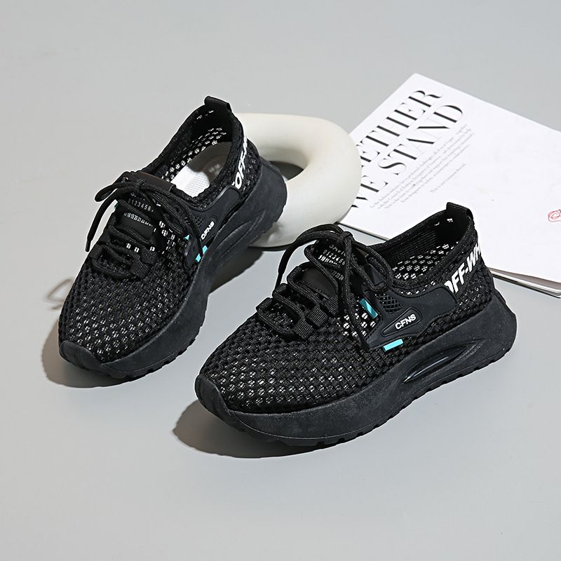 Breathable Fly-woven Shoes Women's Shoes Casual Shoes Women's Platform Running Mesh Sneakers_vogvips.com