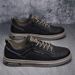 Spring And Autumn 2025 New Casual Leather Men's Flat Youth Versatile Winter Sports White Shoes_vogvips.com