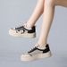 Little White Shoes Women's Popular Female Students Casual Through The Net Versatile Board Shoes Trend_vogvips.com
