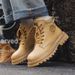 Martin Boots Men's Spring High-top Boots Medium-top American Tooling Short Boots Men Can't Kick Bad Rhubarb Boots_vogvips.com