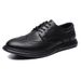 Large Size 47 Buine Caual Leather For Men, All-Seaon Flat Profeional Work Shoe, Brogue Carved Cowhide Men'_vogvips.com