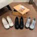Bow-tie Square-toe Polka Dot Thick-soled Women's Shoes, 2026 New Autumn Style, Retro Versatile Mary Jane Shoes_vogvips.com