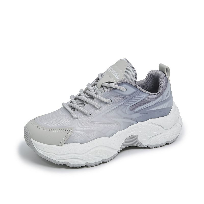 Ins Korean Style New Dad For Women 2025 Spring Student Sports Running Casual Shoes Thick Sole Height Increasing F8853_vogvips.com