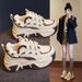 Platform Height Increas Dad Shoes 2024 Autumn Winter New Color Block Casual Sneakers For Petite Women With Fleece_vogvips.com