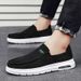 Old Beijing-style Men's Spring New Casual Shoes, Made Of Umbrella Fabric, Breathable, Slip-on Loafers With Soft Soles_vogvips.com