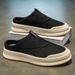 Half Slippers Men's Summer Wear Breathable Men's One-pedal Heelless Office Bag Head Slippers Sports Sandals_vogvips.com