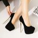 Women's Fashion Platform Stiletto Heels Low Cut Plus Size Sexy High Heels For Spring_vogvips.com