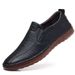 Suitable For All Seasons Genuine Loafers Summer Breathable Hollow Out Slip-On Casual Leather Shoes For Men_vogvips.com