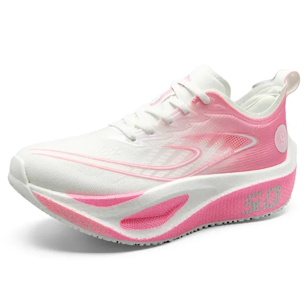 Unisex 2025 Full Carbon Plate Running Shoes Professional Marathon Racing Lightweight Bounce Cushion Breathable Sports Sneakers_vogvips.com