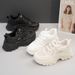 Women's Dad Shoes 2025 New Popular Model Spring And Autumn Mesh Breathable Versatile Thick-soled Casual Running Sneakers_vogvips.com