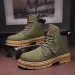 High Top Leather Fashion Motorcycle For Men Winter Boots Man Lace Shoes Botas Hombre_vogvips.com