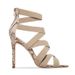 2021 Summer High-Heeed Shoes For Women, Peep-Toe, European And American Stye, Snake Pattern, Thin Hee, Utra-High_vogvips.com
