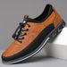 TerraStride Plus Size New Genuine Leather Business Casual Sneakers Non-Slip Men's Shoes Stylish Comfortable Versatile_vogvips.com